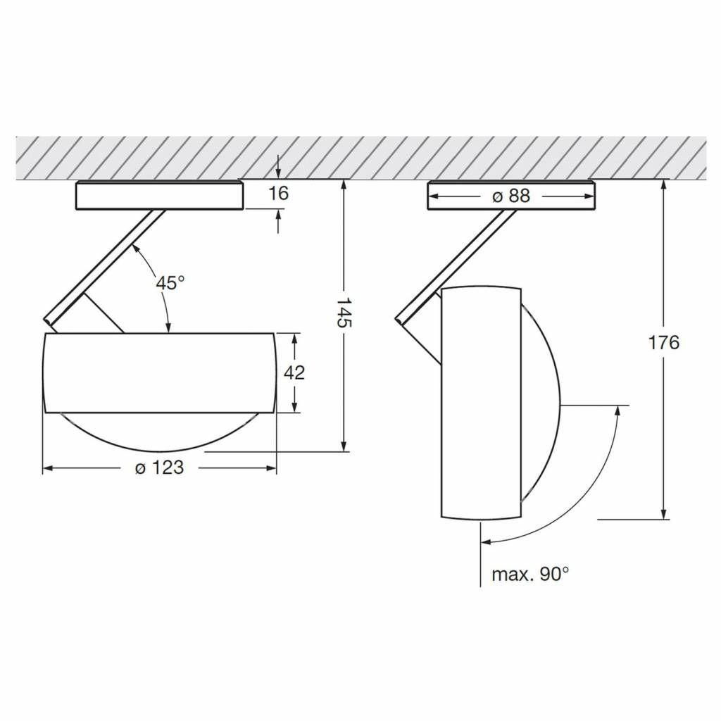 Più alto 3D Volt. Mat zwart