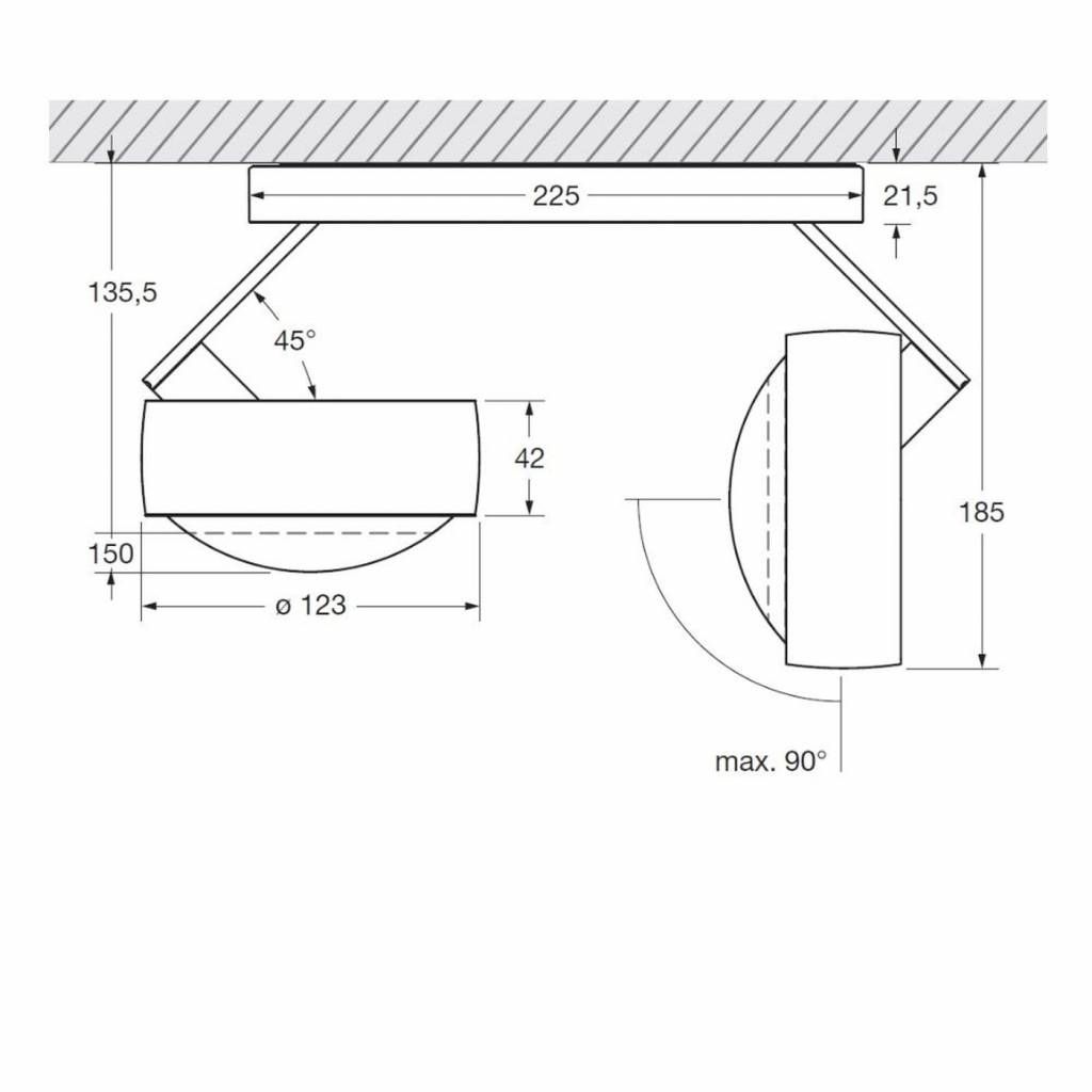 Più alto 3d Doppio Volt. Mat zwart