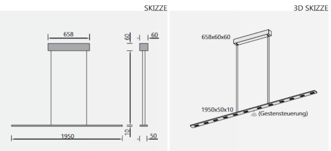 Piani Mono 195 hanglamp   