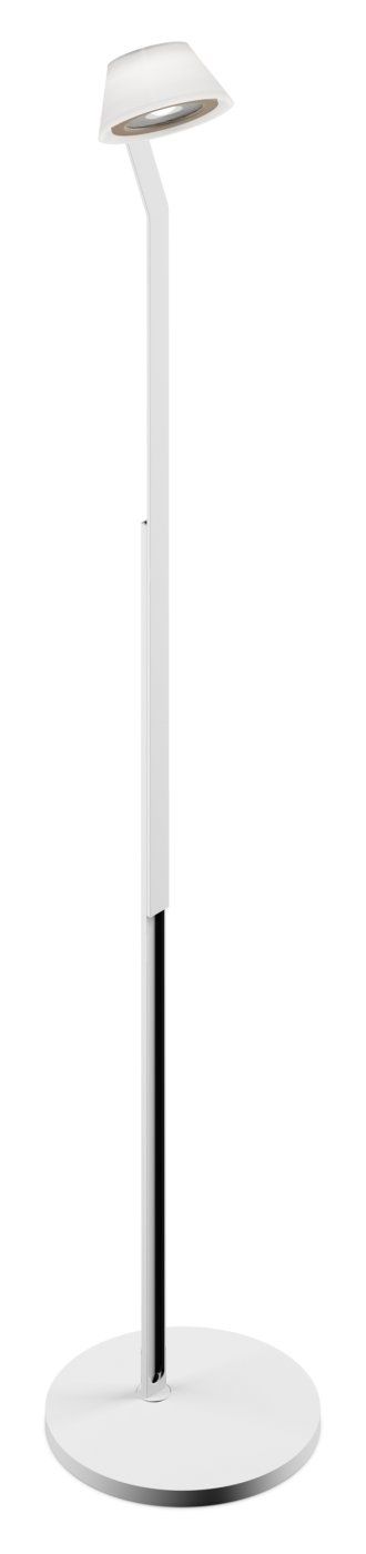 Lei lettura vloerlamp - Mat goud-wit
