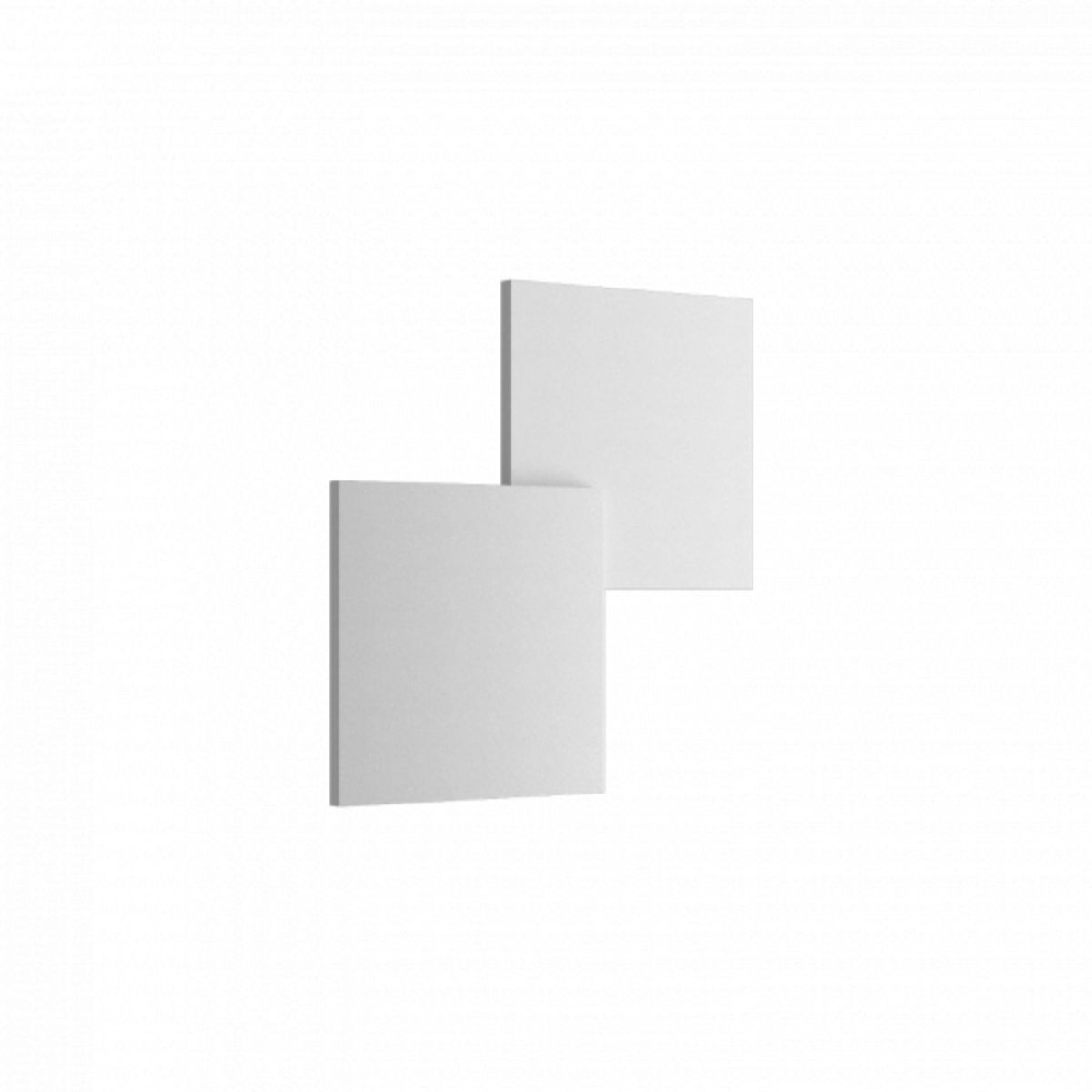Puzzle double square wand/plafondlamp  