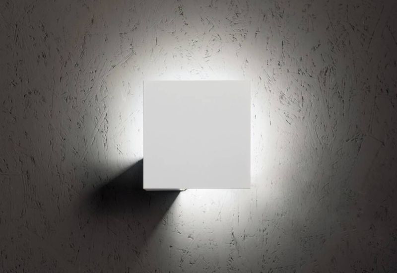 Puzzle single square wand/plafondlamp 