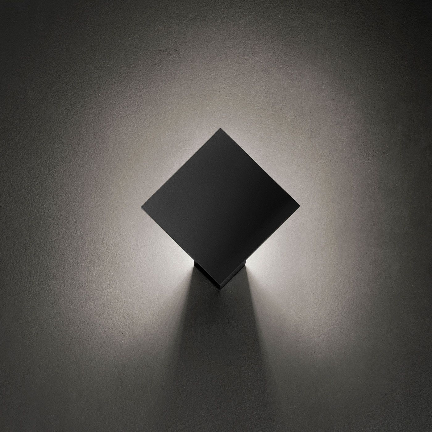 Puzzle single square wand/plafondlamp 