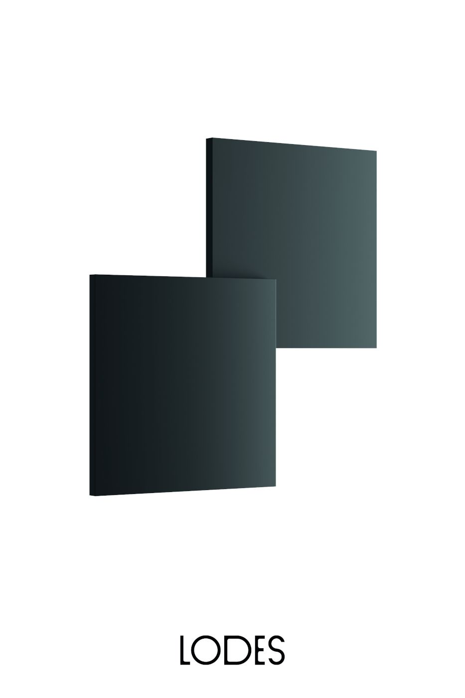 Puzzle double square wand/plafondlamp  