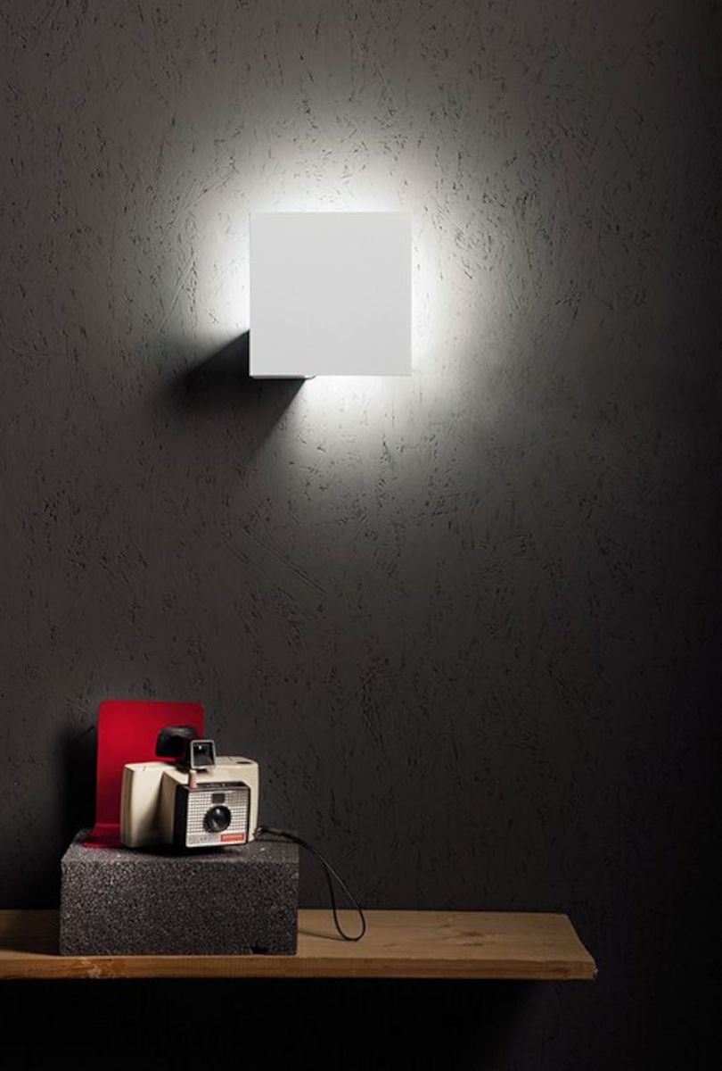 Puzzle single square wand/plafondlamp 