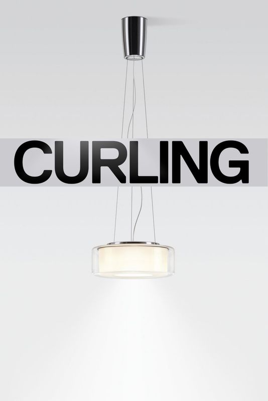 Curling hanglamp: Rope Transparant/conisch L  
