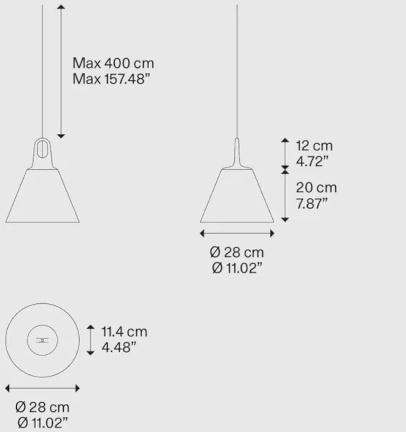 Jim Cone hanglamp