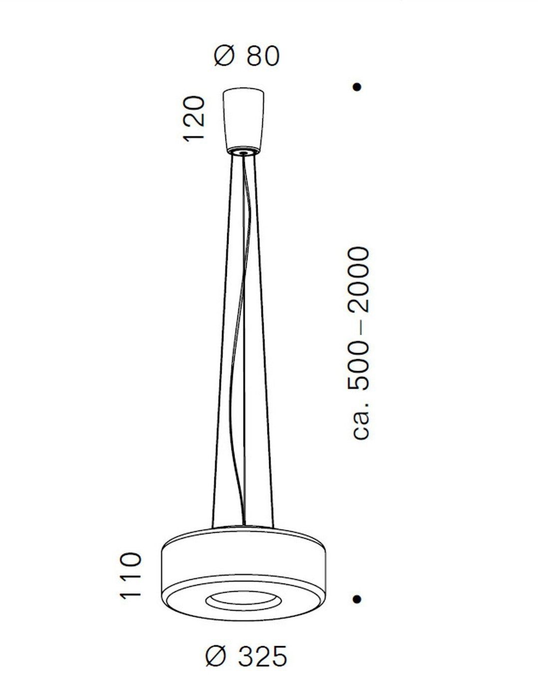 Curling hanglamp: Rope transparant. L