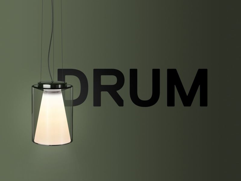 Drum hanglamp Rope. S 