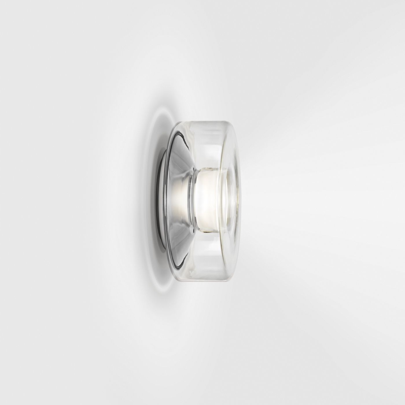 Curling wandlamp:Transparant S