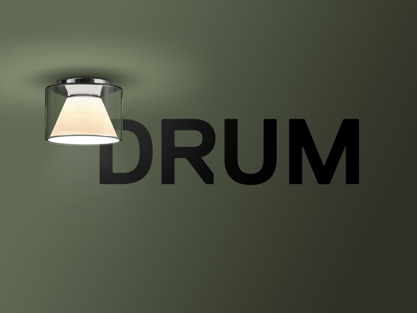 Drum plafondlamp. M