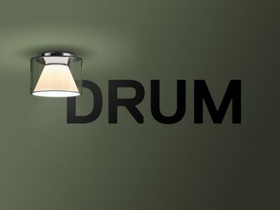 Drum plafondlamp. M