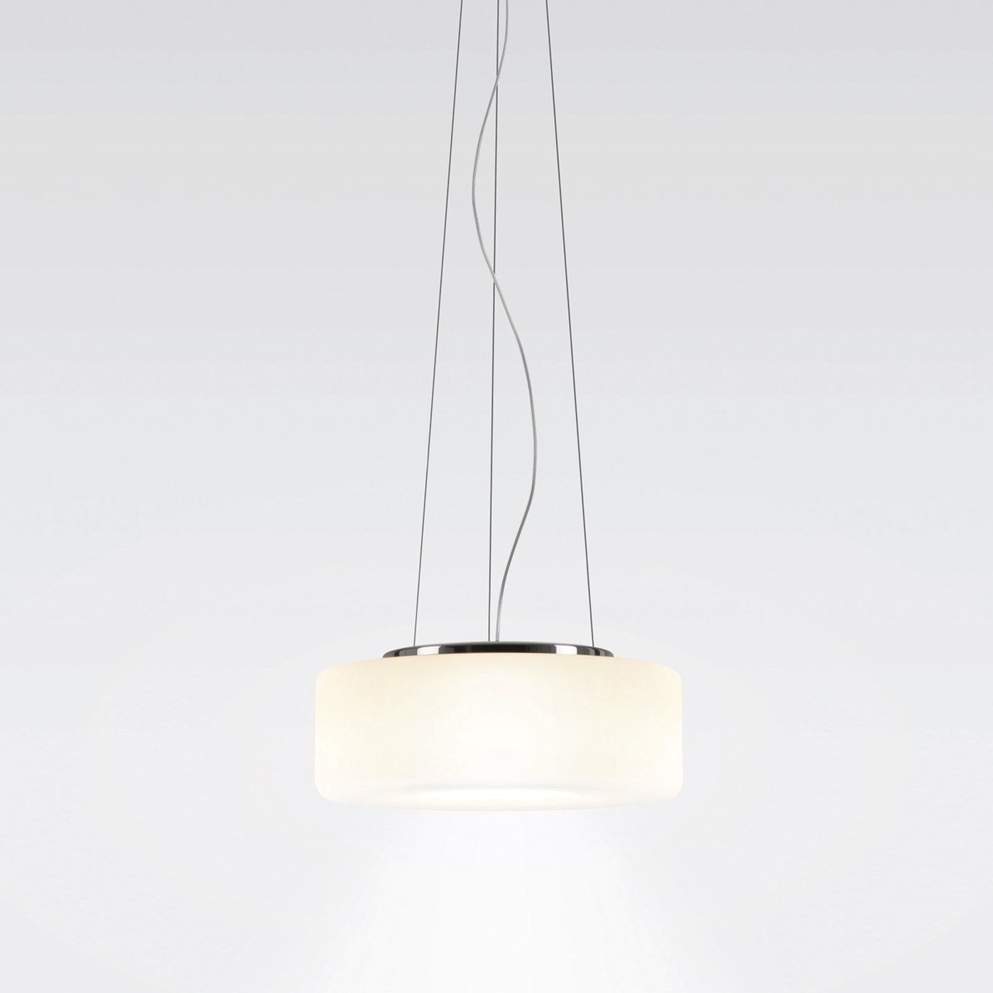 Curling hanglamp: Rope Opaal M
