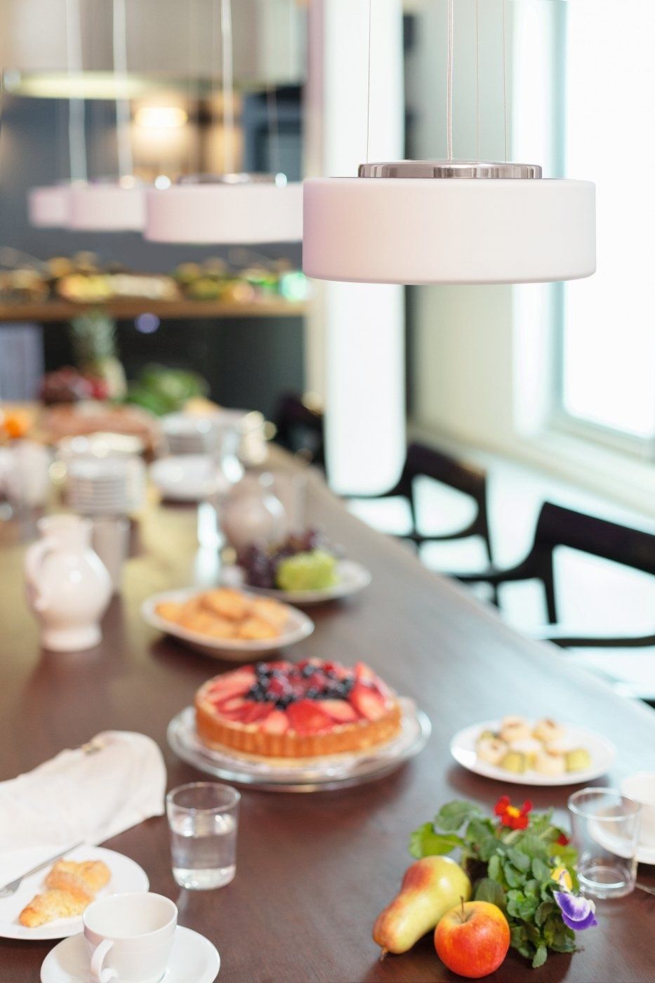 Curling hanglamp: Rope Opaal M