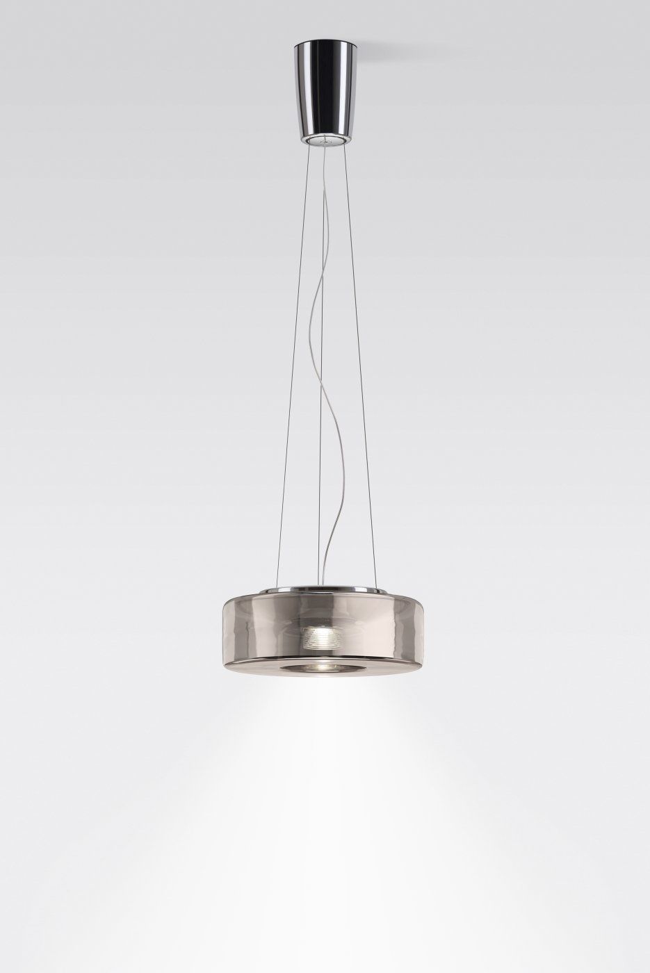 Curling hanglamp: Rope Zilver S