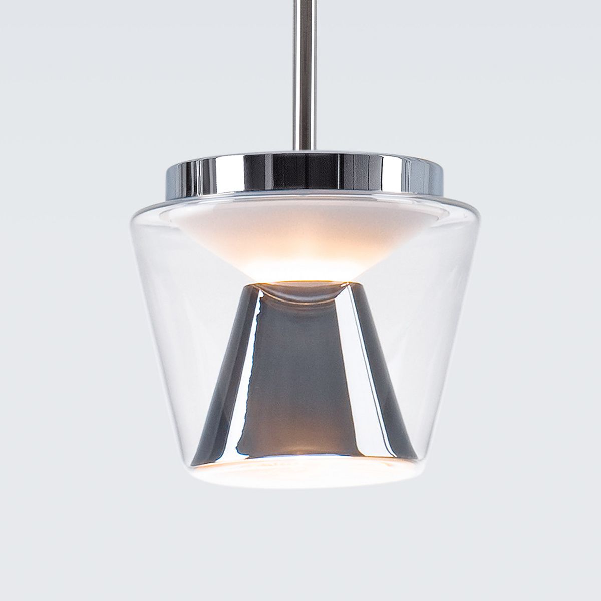 Annex hanglamp. Helder/Gepolijst Medium