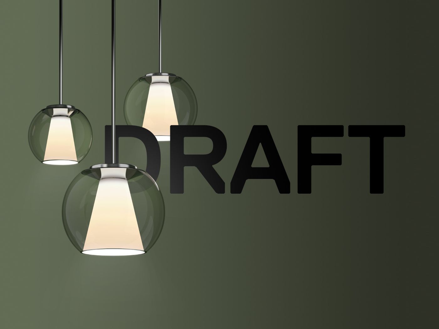 Draft hanglamp. Tube M