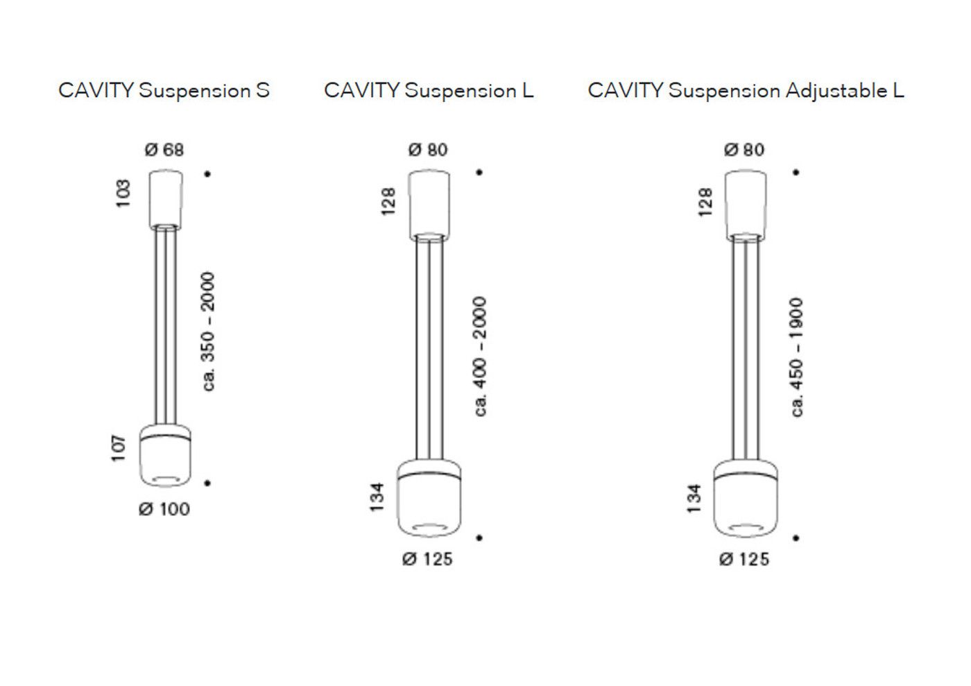 Cavity hanglamp. L