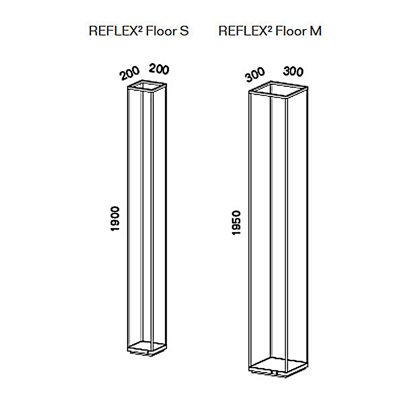 Reflex² vloerlamp. S