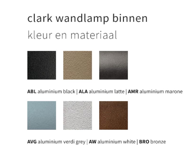 Clark wandlamp led up/down