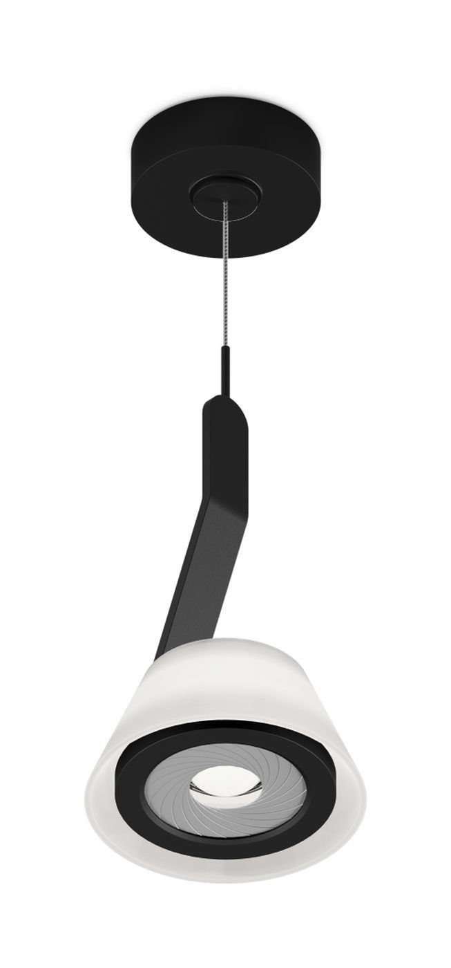 Lei sospeso hanglamp. Mat zwart