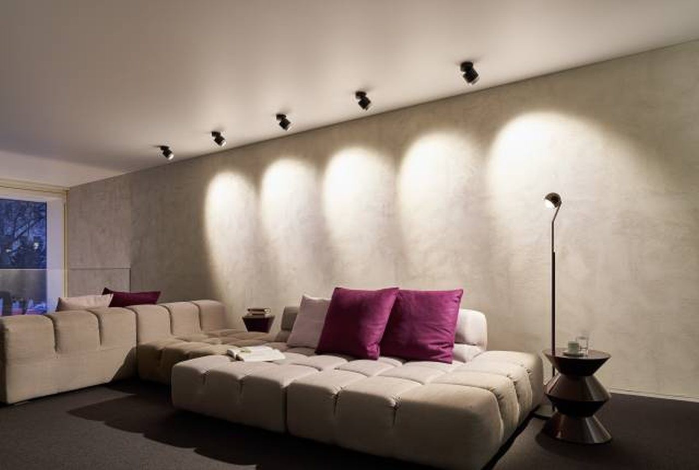 io 3d lettura vloerlamp. Mat zwart