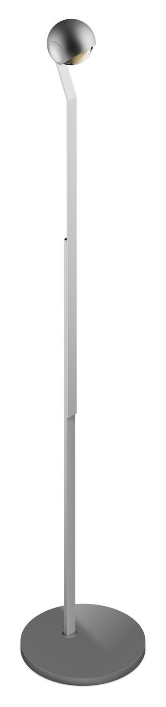 io 3d lettura vloerlamp. Mat chroom