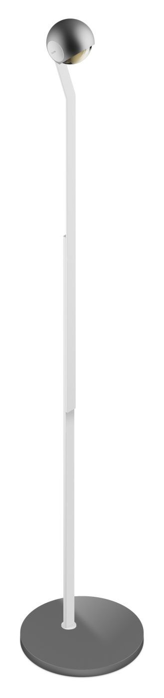 io 3d lettura vloerlamp. Mat chroom