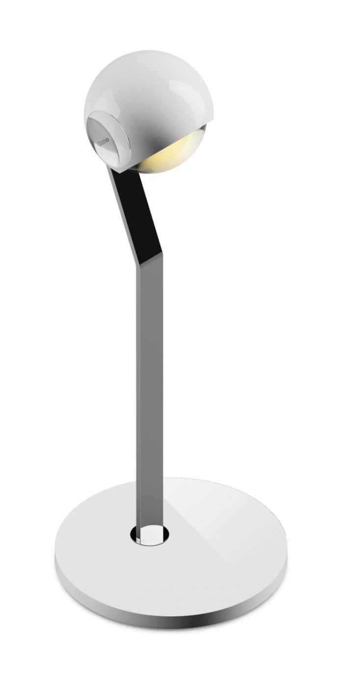 io 3d tavolo tafellamp. Hoogglans wit