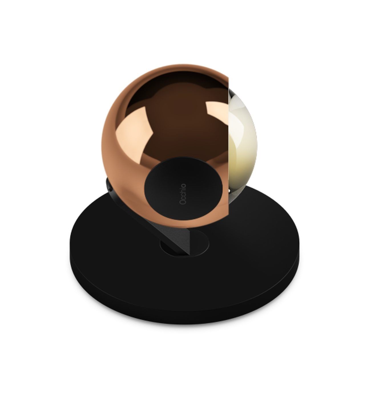 io 3d basso. vloerlamp. Rose goud  