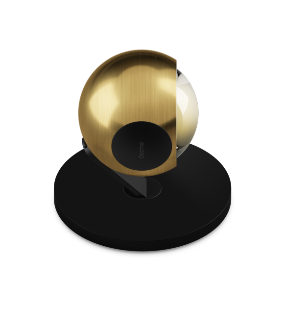 io 3d basso. vloerlamp. Brons