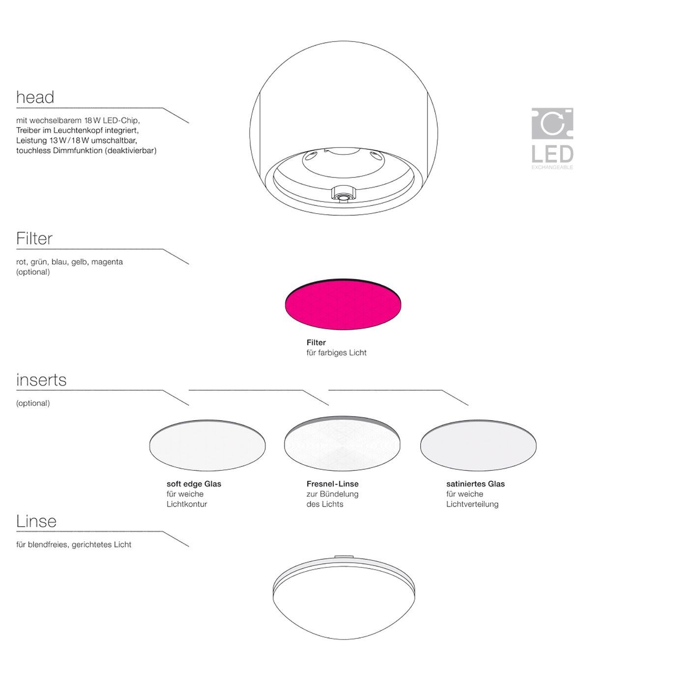 io 3d basso. vloerlamp. Rose goud  
