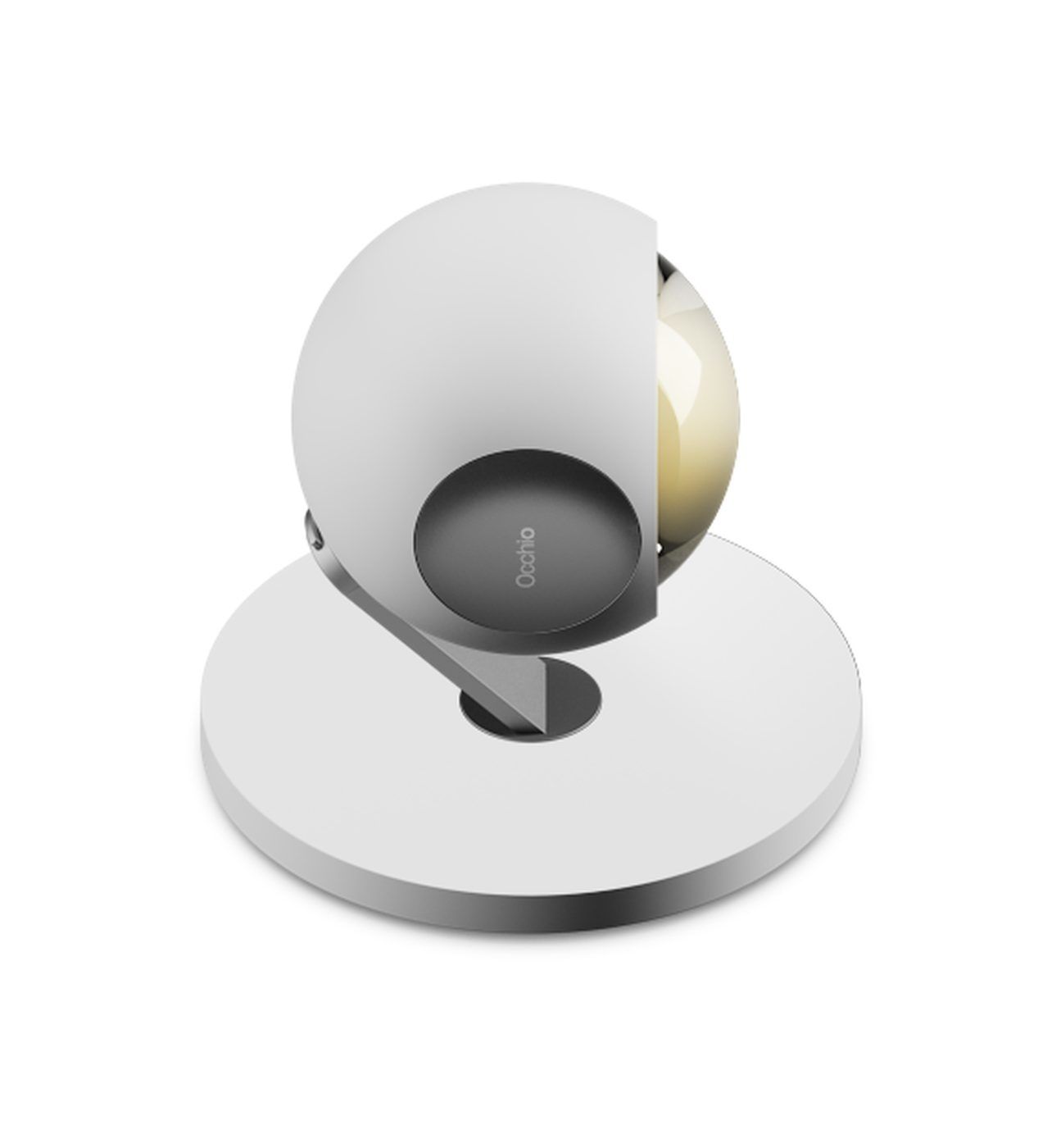 io 3d basso. vloerlamp. Mat wit  