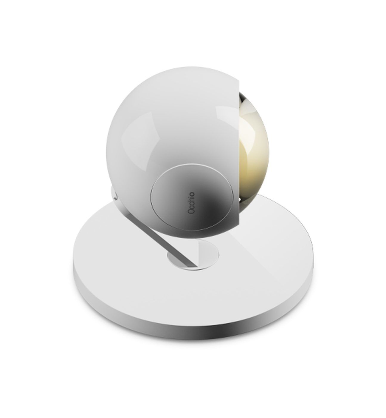 io 3d basso. vloerlamp. Hoogglans wit