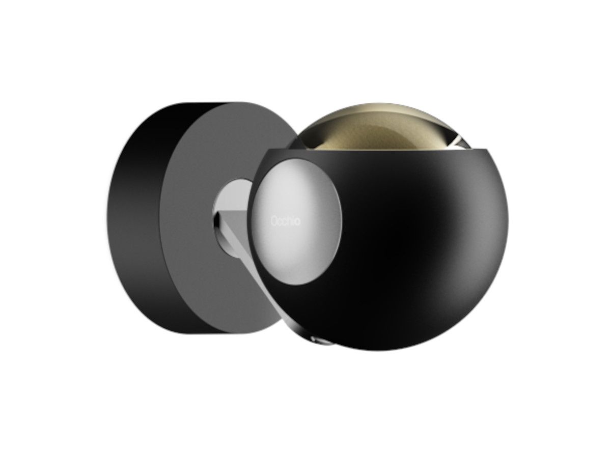 io 3d pico wand/plafondlamp. Mat zwart