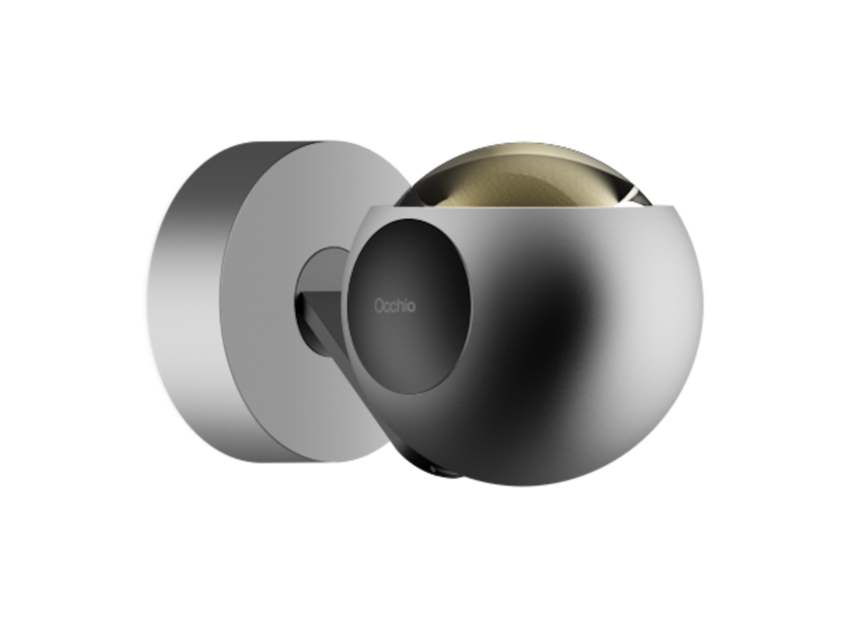io 3d pico wand/plafondlamp. Mat chroom
