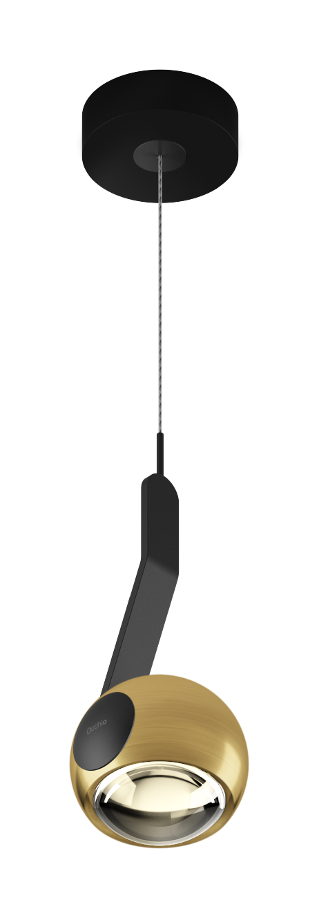 io 3d sospeso. hanglamp. Brons