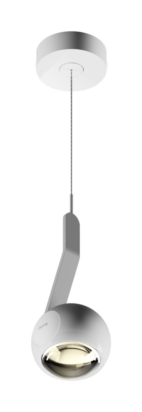 io 3d sospeso. hanglamp. Mat wit