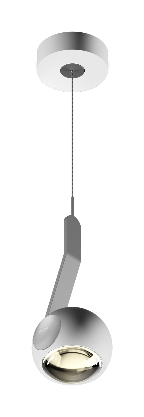 io 3d sospeso. hanglamp. Mat wit