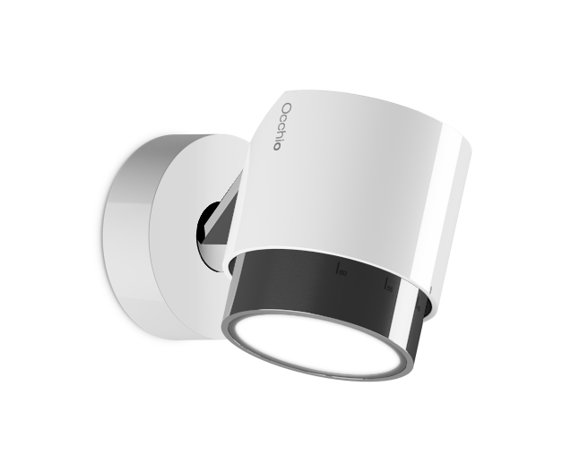 Lui Pico zoom wandlamp. Hoogglans wit