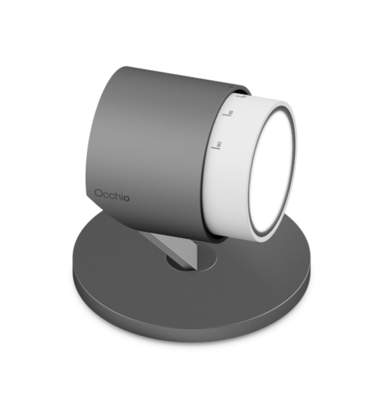 Lui 3d Basso Zoom vloerlamp.  Mat chroom