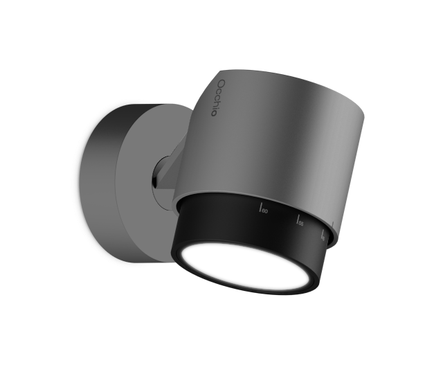 Lui Pico zoom wandlamp. Mat chroom