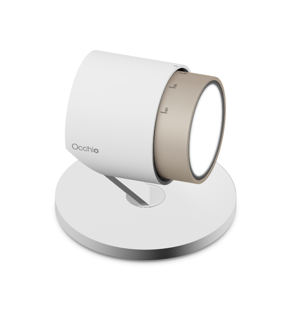 Lui 3d Basso Zoom vloerlamp.  Mat wit