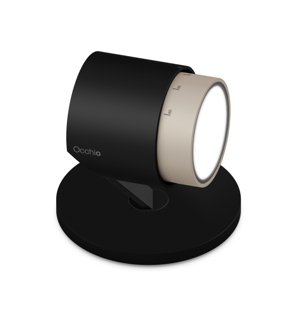 Lui 3d Basso Zoom vloerlamp.  Mat zwart