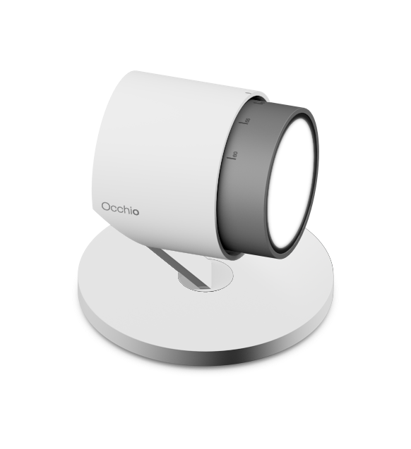 Lui 3d Basso Zoom vloerlamp.  Mat wit