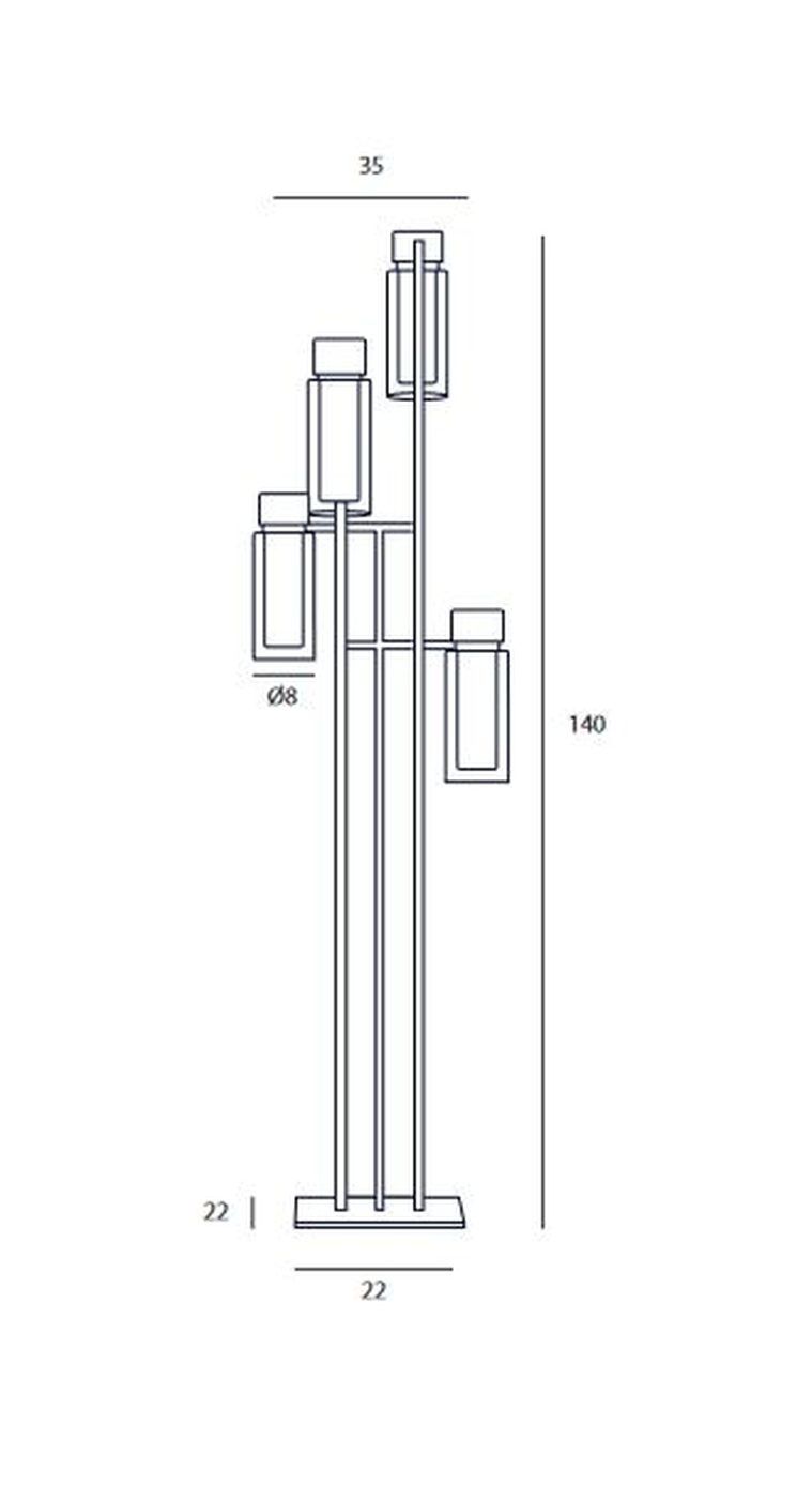 Osman 560.64 vloerlamp