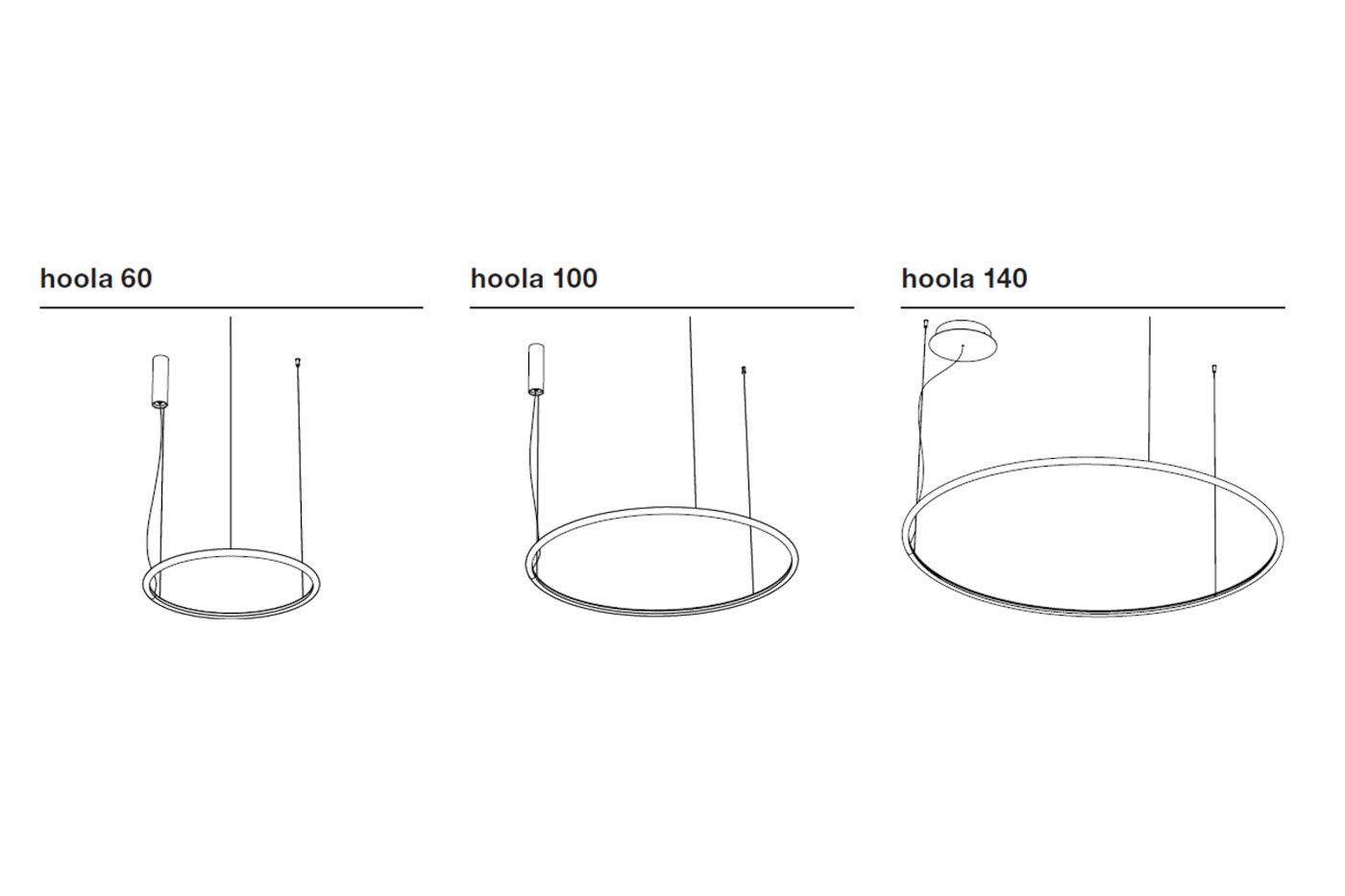 Hoola 140 dimmable hanglamp