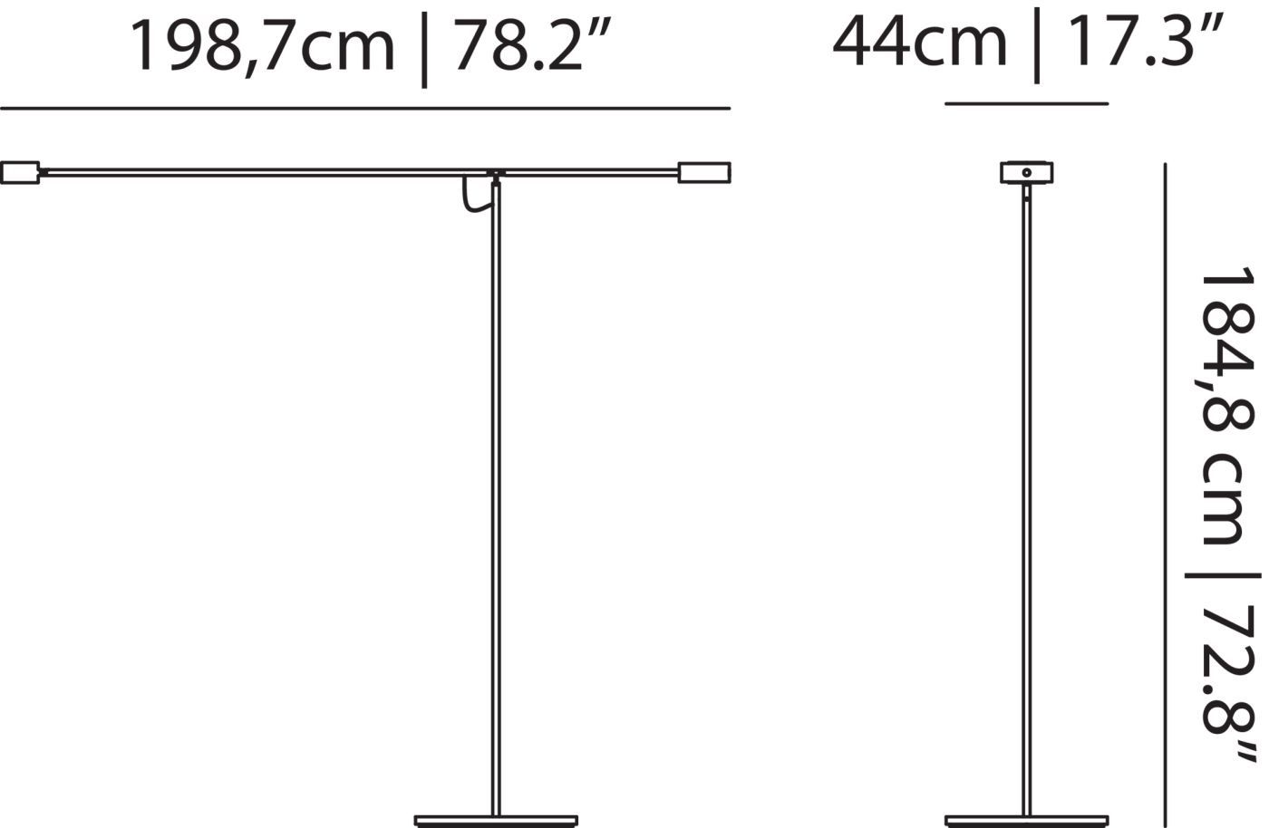 T-Lamp vloerlamp