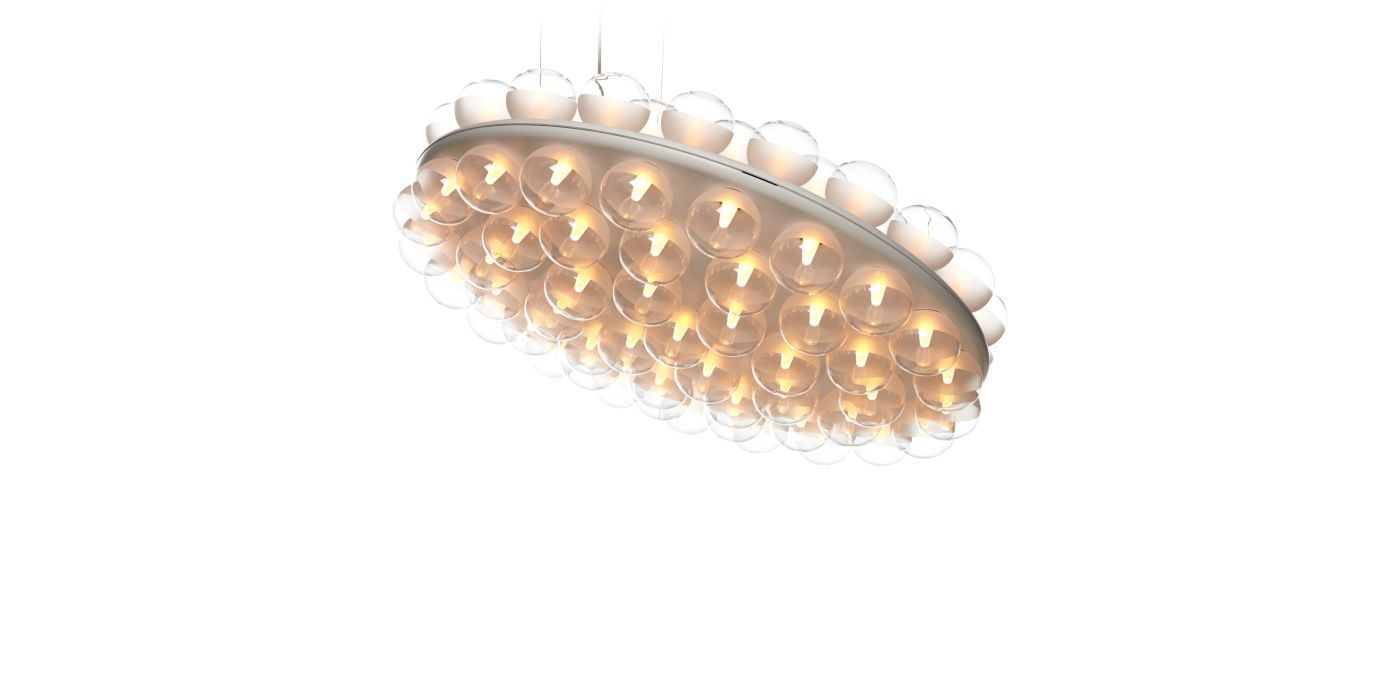 Prop Light Suspended Round Double hanglamp 