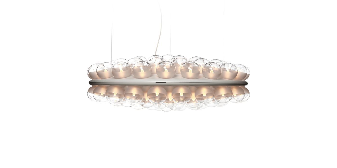 Prop Light Suspended Round Double hanglamp 